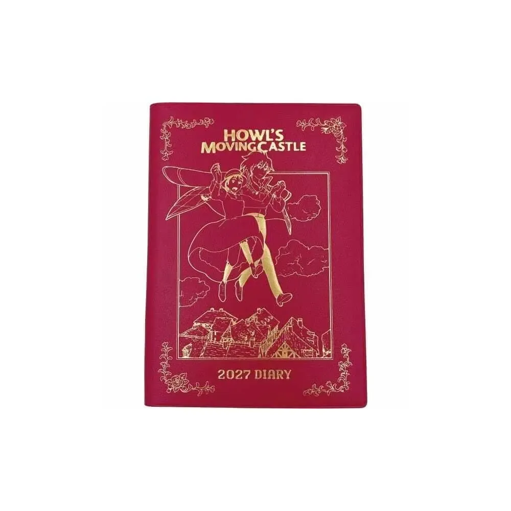 Das wandelnde Schloss Tagebuch Hauru & Sophie red gold foil