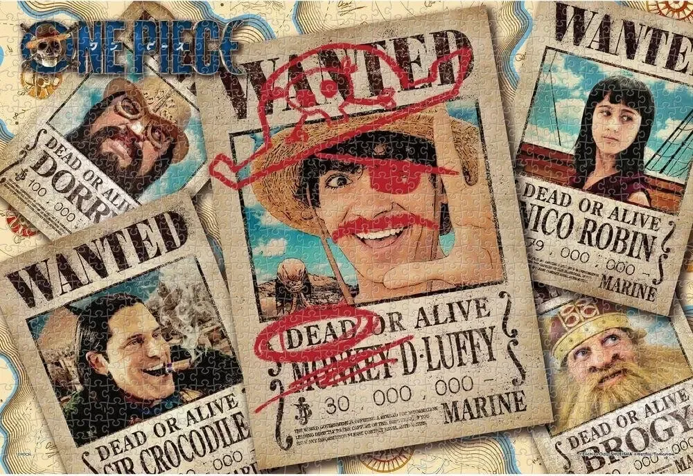 One Piece Puzzle 1000 Teile Wanted