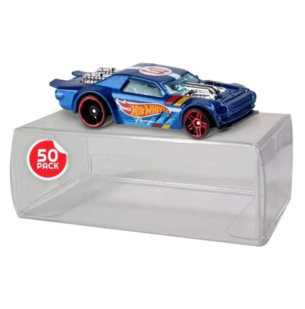 Hot Wheels PET Gehäuse 50er-Pack für Matchbox Autos