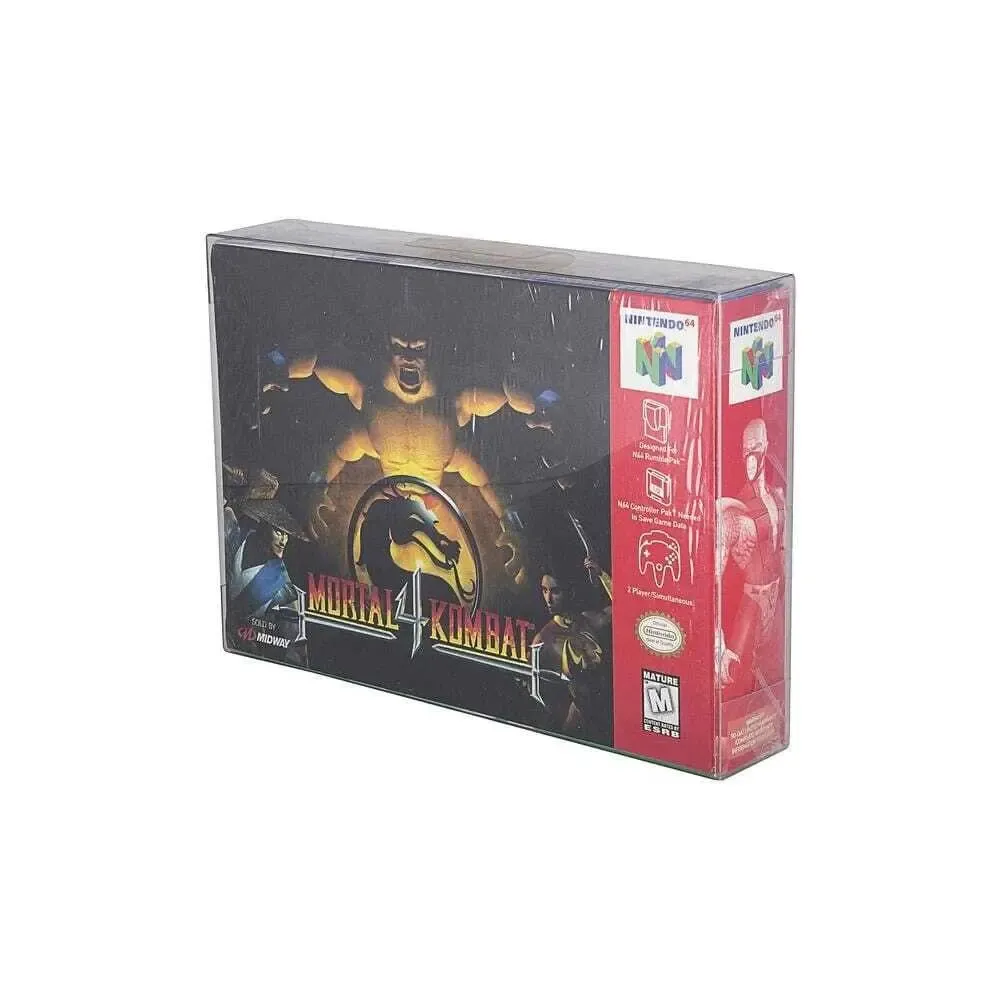 PET Gehäuse 25er-Pack für Super Nintendo/Nintendo 64/SNES/N64 Spiele