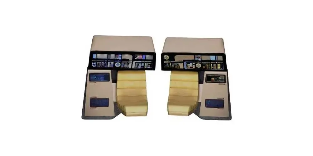 Star Trek: The Next Generation Replik 1/6 Enterprise-D Bridge Consoles Set