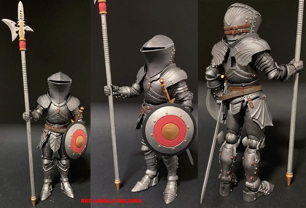 Mythic Legions: Arethyr Red Shield Soldier Actionfigur 15 cm