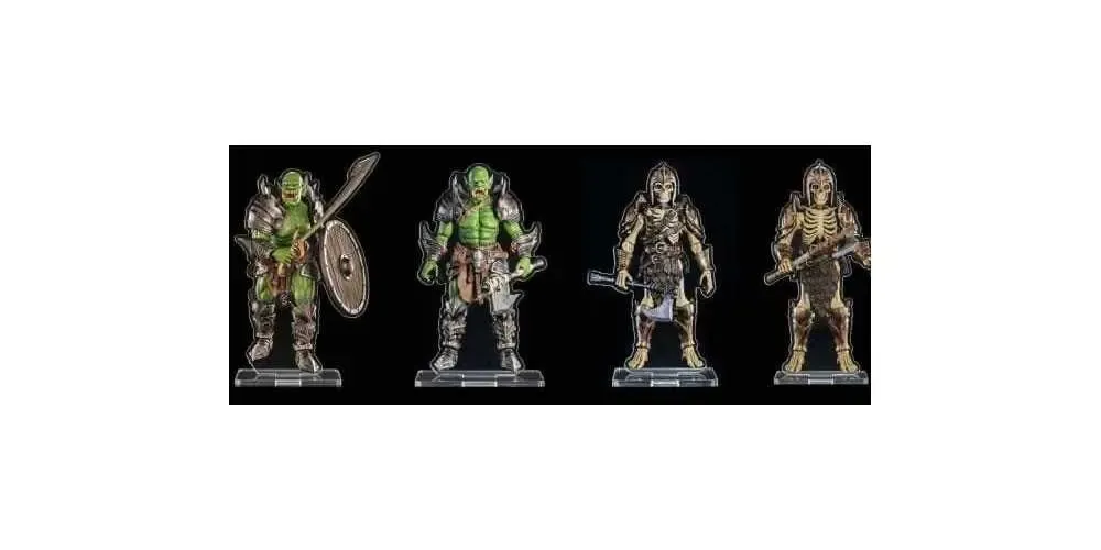 Mythic Legions Acryl-Standees 4er-Pack Villainous Set A 3 cm