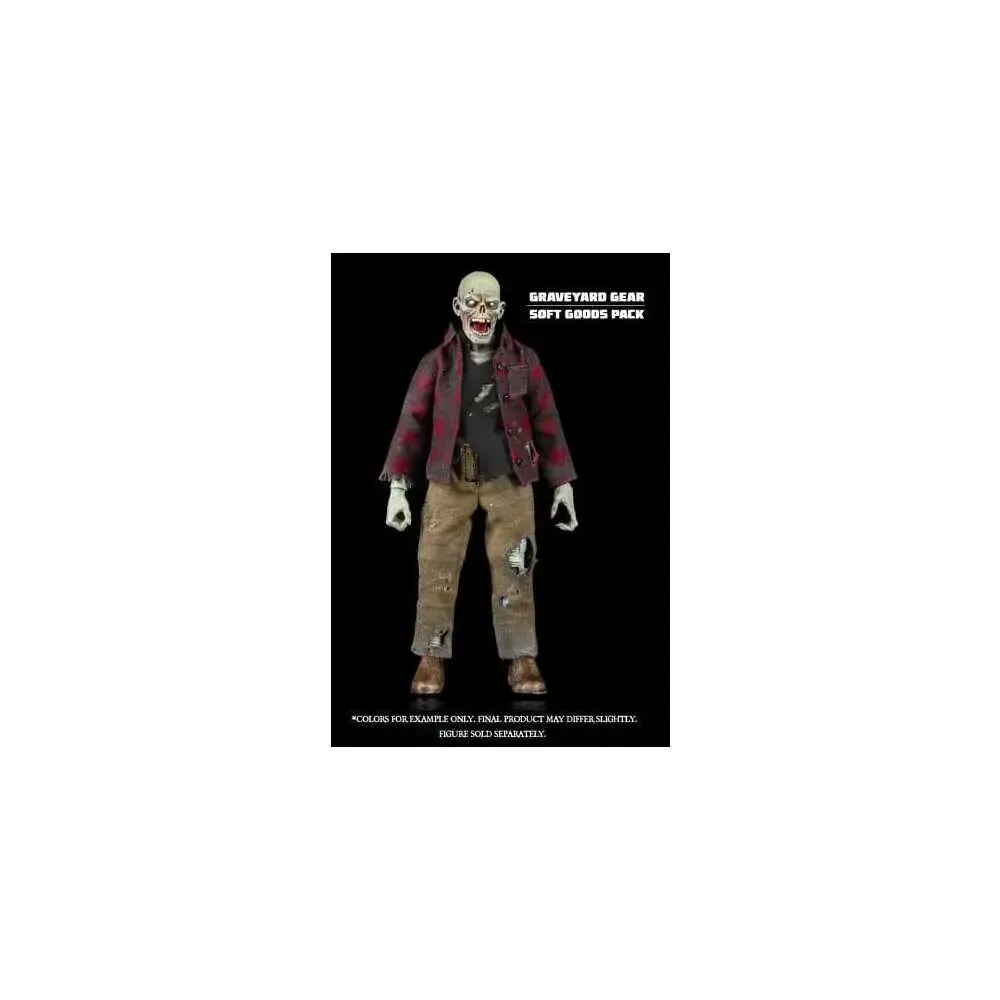 Graveyard Series Zubehör-Set für Actionfiguren Worker Zombie Soft Goods Pack