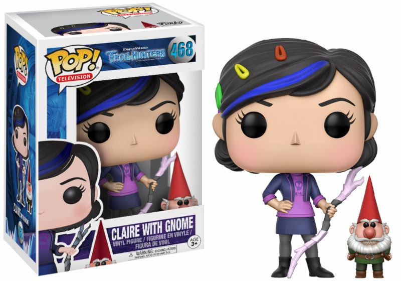 Trollhunters Claire & Gnome POP! Figur 9 cm