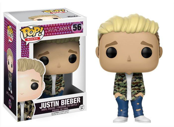 Justin Bieber POP! Rocks Vinyl Figur 9 cm