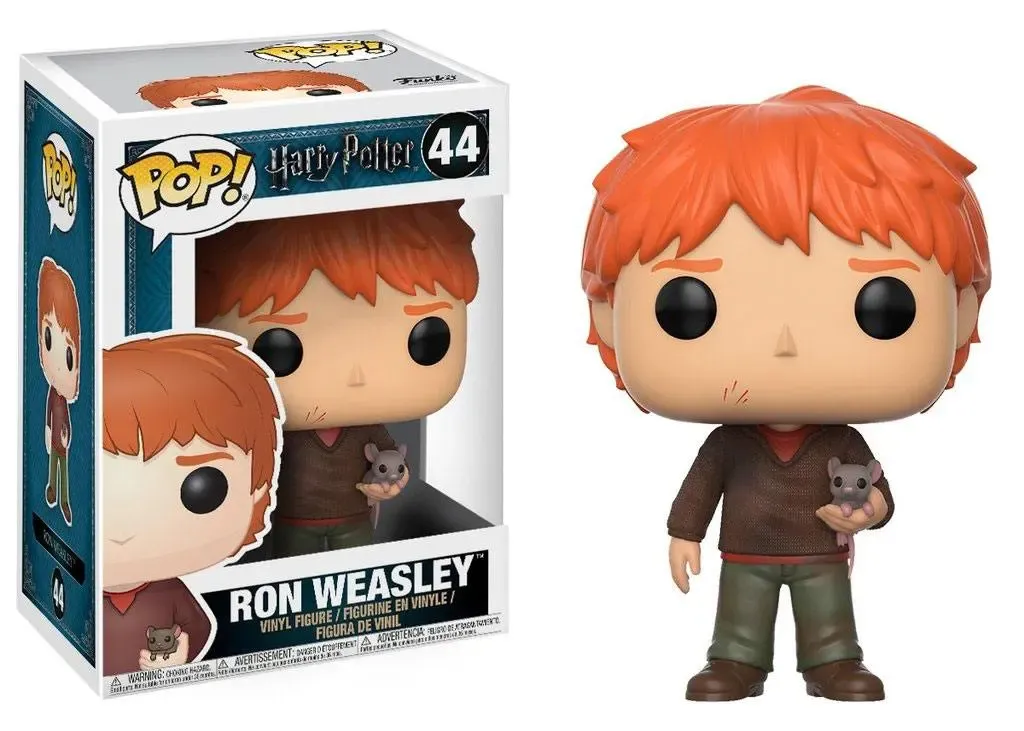 Harry Potter Ron Weasley POP! Scabbers Figur 9 cm