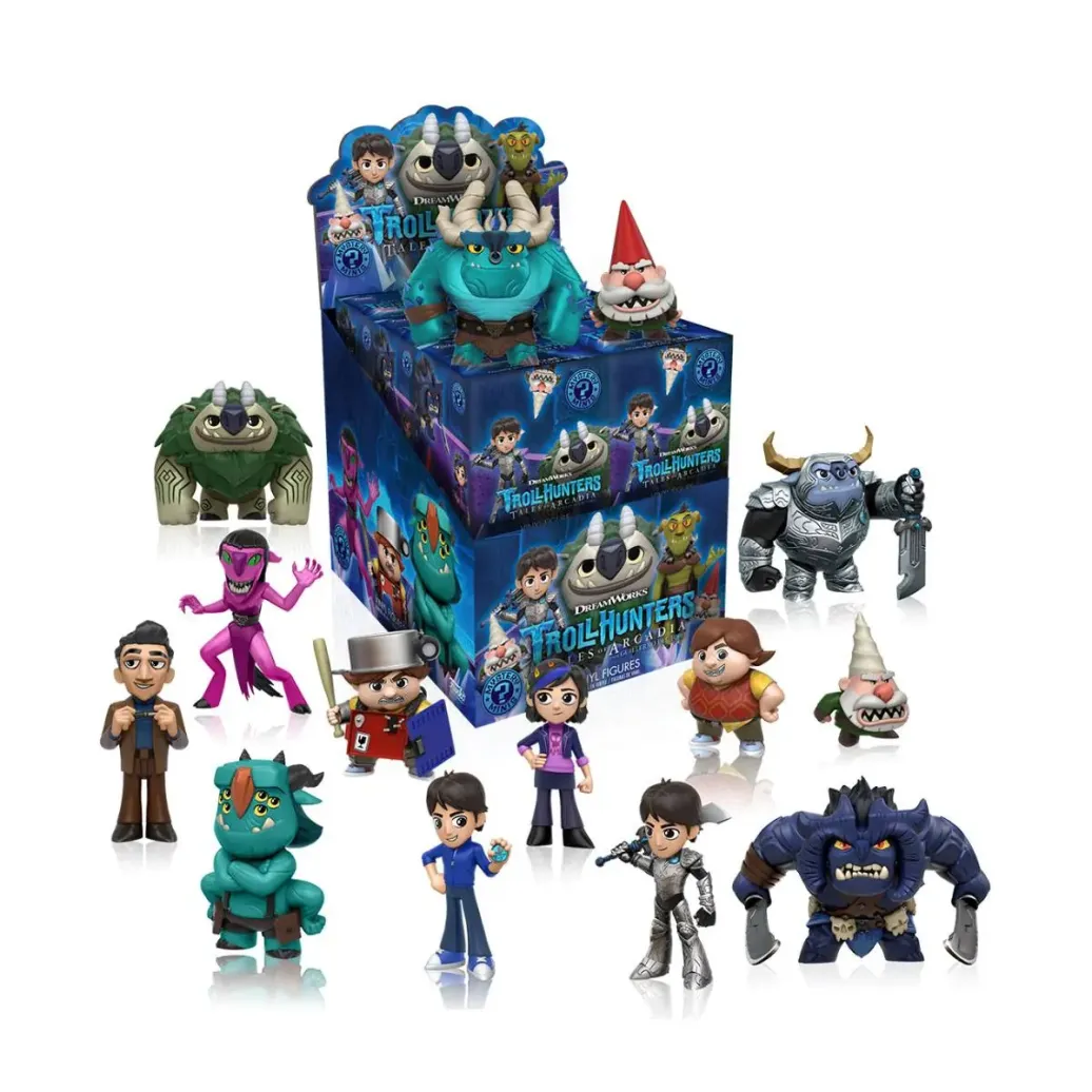 Trollhunters Mystery Minis Figuren 6 cm Display