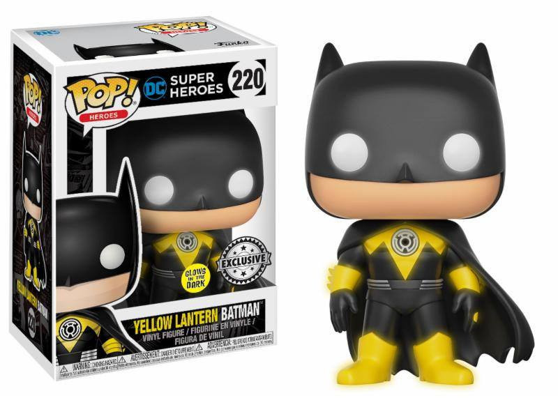 Yellow Lantern Batman POP! Figur Glow in the Dark 9 cm
