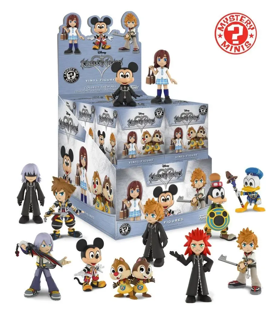Kingdom Hearts Classic Mystery Minis Figuren 6 cm Display