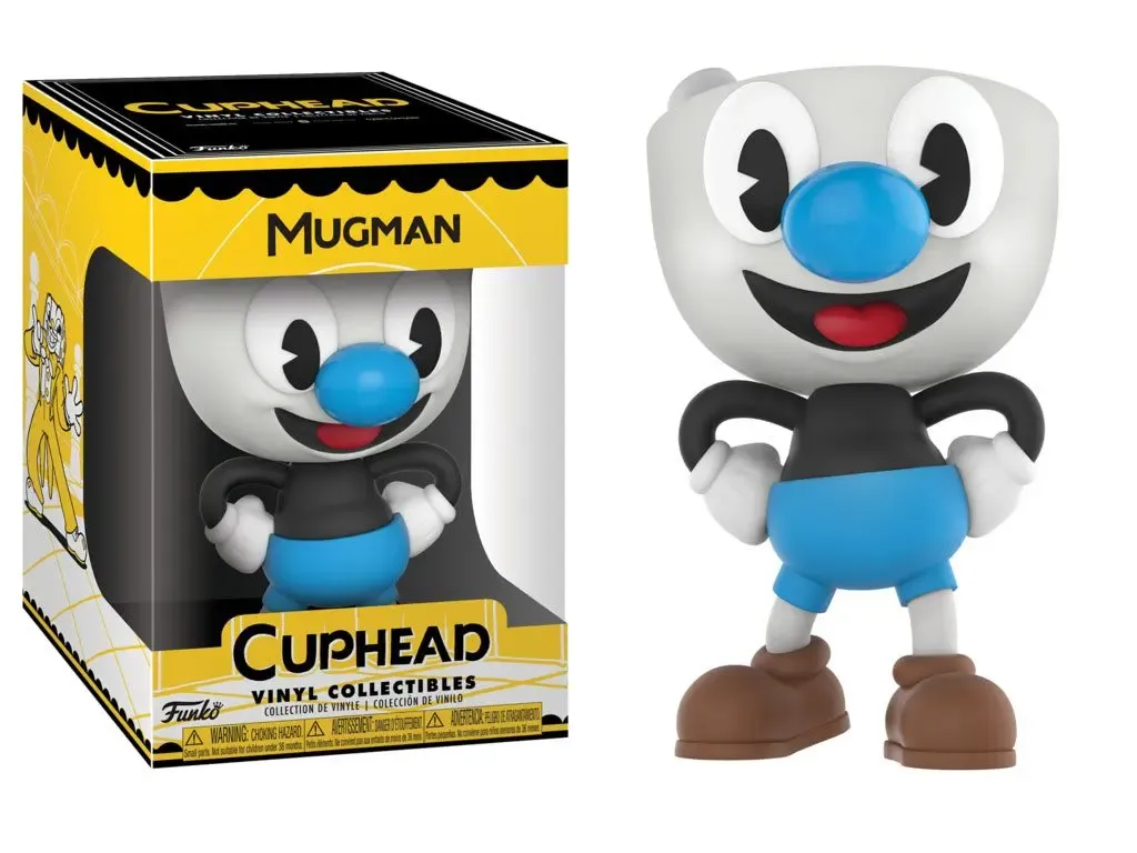 Cuphead Mugman Vinyl Collectible Figur 10 cm