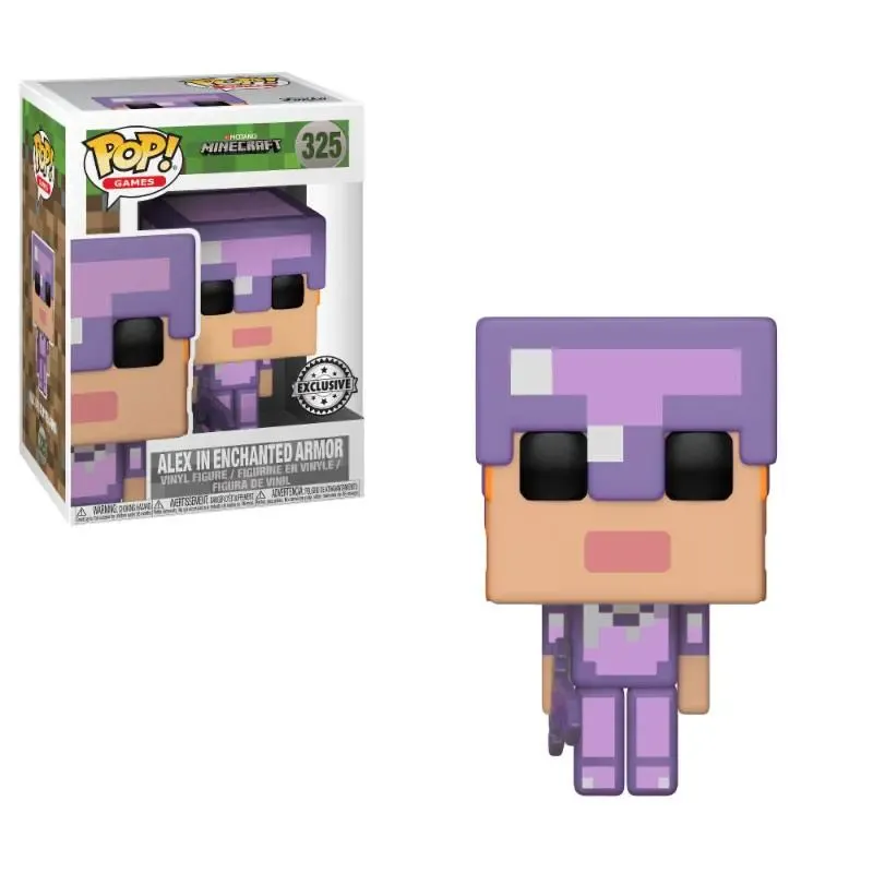 Minecraft Alex in Enchanted Armour POP! Figur 9 cm