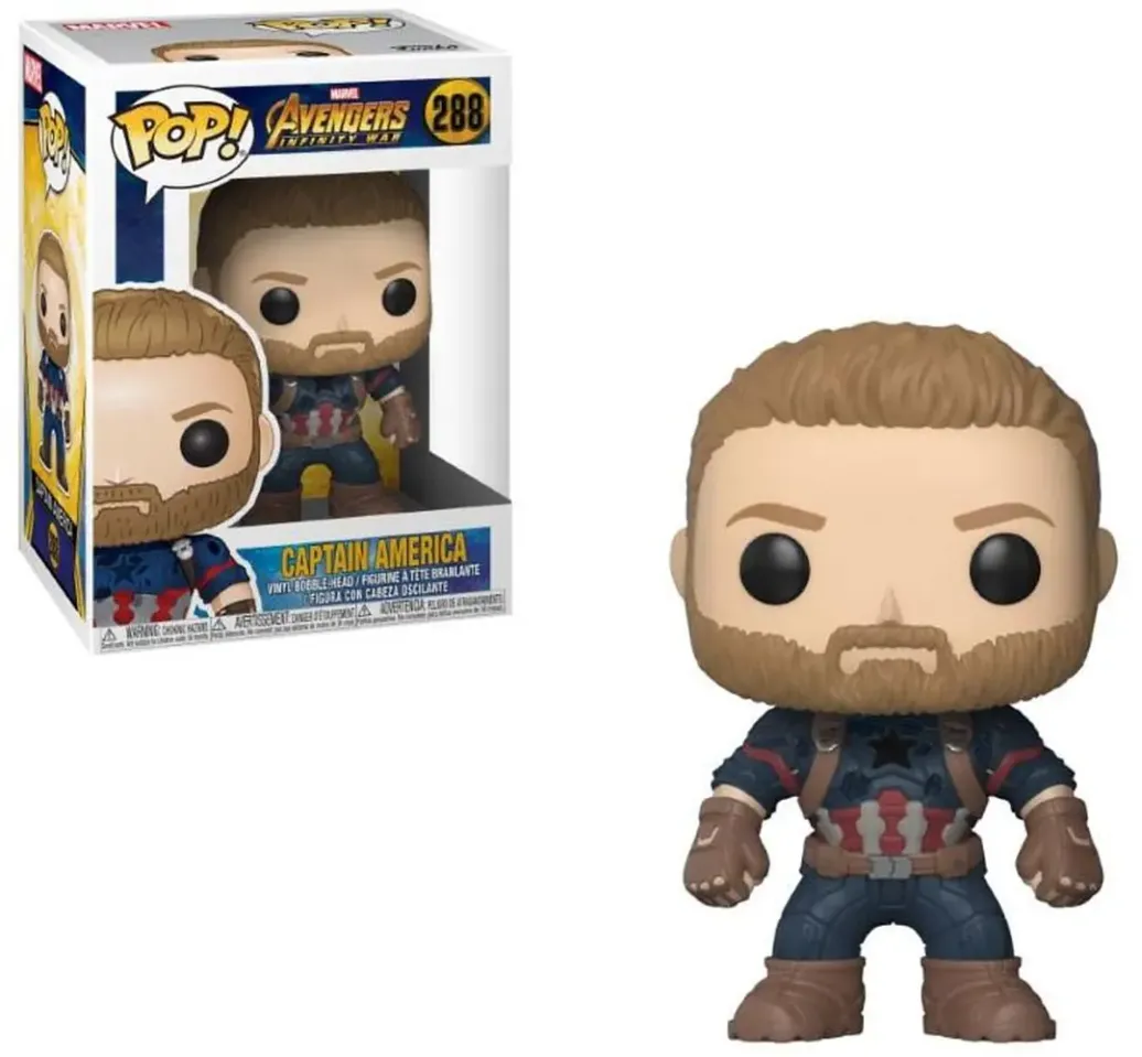 Avengers Infinity War Captain America POP! Figur 9 cm