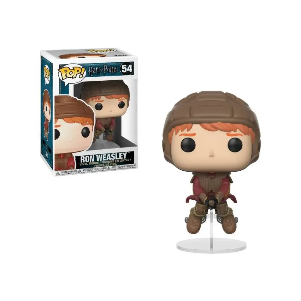 Harry Potter POP! Movies Vinyl Figur Ron on Broom 9 cm