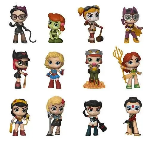 DC Bombshells Mystery Minis Figuren 6 cm Display