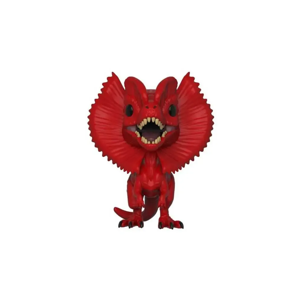 Jurassic Park POP! Movies Vinyl Figur Dilophosaurus (Rd) Exclusive 9 cm