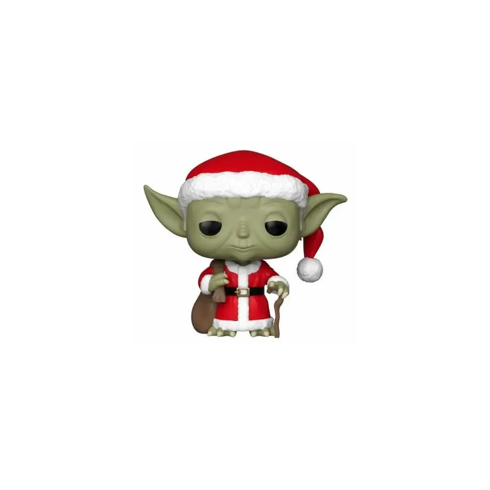 Star Wars POP! Vinyl Wackelkopf-Figur Holiday Santa Yoda 9 cm