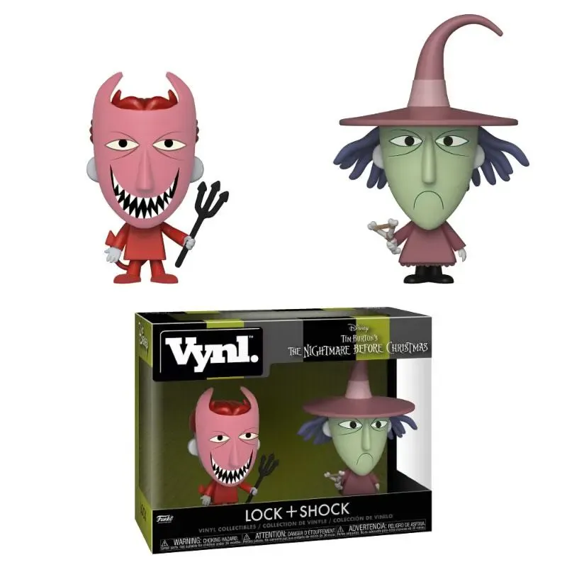 Nightmare Before Christmas VYNL Vinyl Figuren Doppelpack Lock & Shock 10 cm