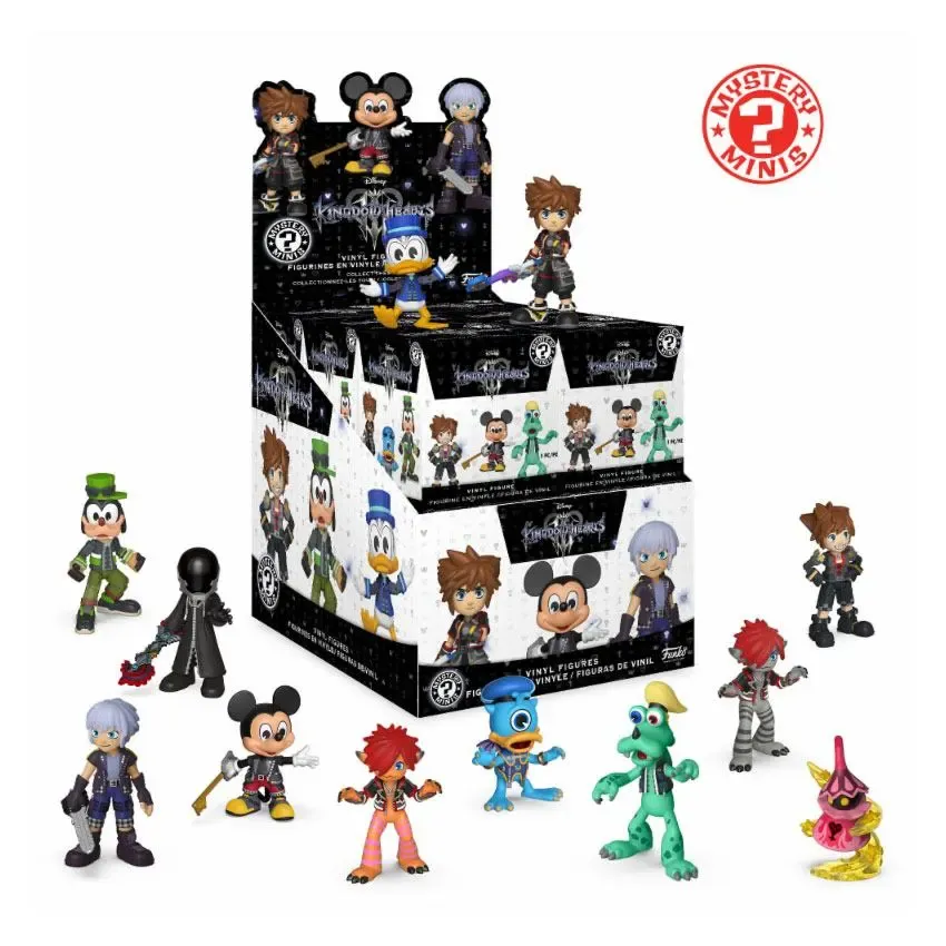 Kingdom Hearts Mystery Minis Figuren 6 cm Display