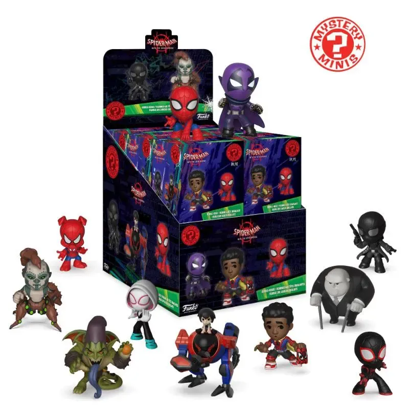 Spider-Man Animated Mystery Minis Figuren 6 cm Display