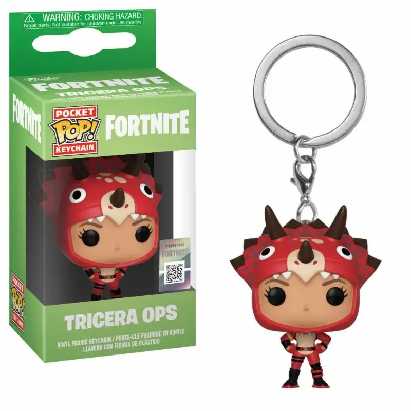 Fortnite Tricera Ops Pocket POP! Schlüsselanhänger 4 cm
