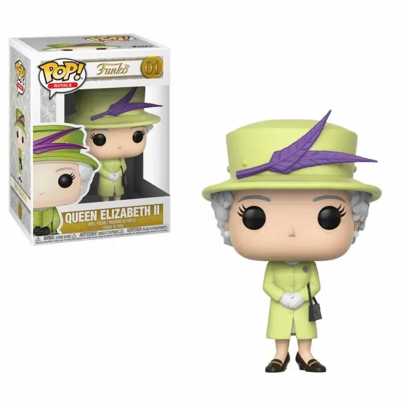 Royal Family POP Vinyl Figur Queen Elizabeth II 9 cm