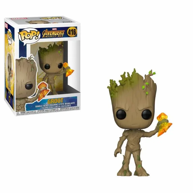 Avengers Groot with Stormbreaker POP! Figur 9 cm