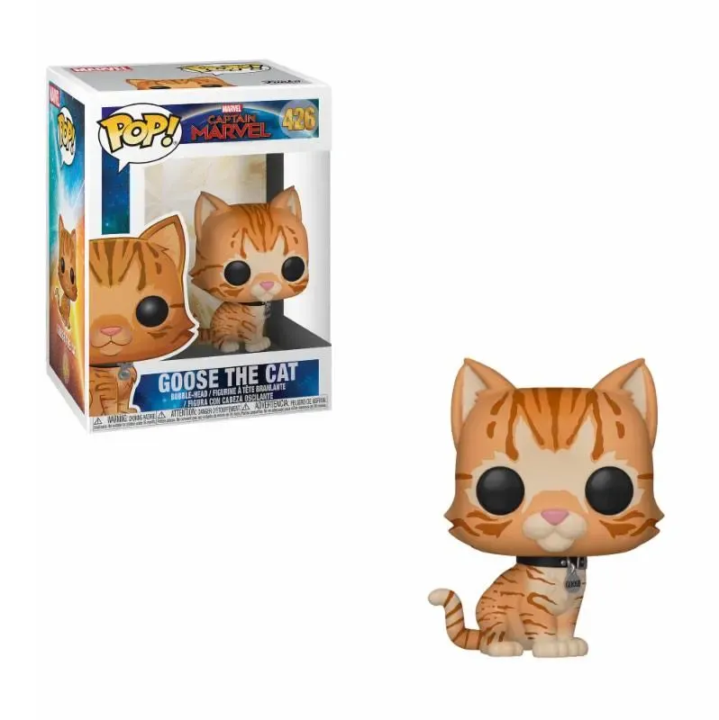 Captain Marvel Goose the Cat POP! Figur 9 cm