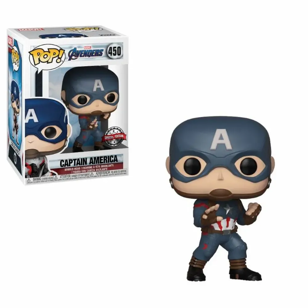 Avengers Captain America POP! Wackelkopf-Figur Special Edition 9 cm
