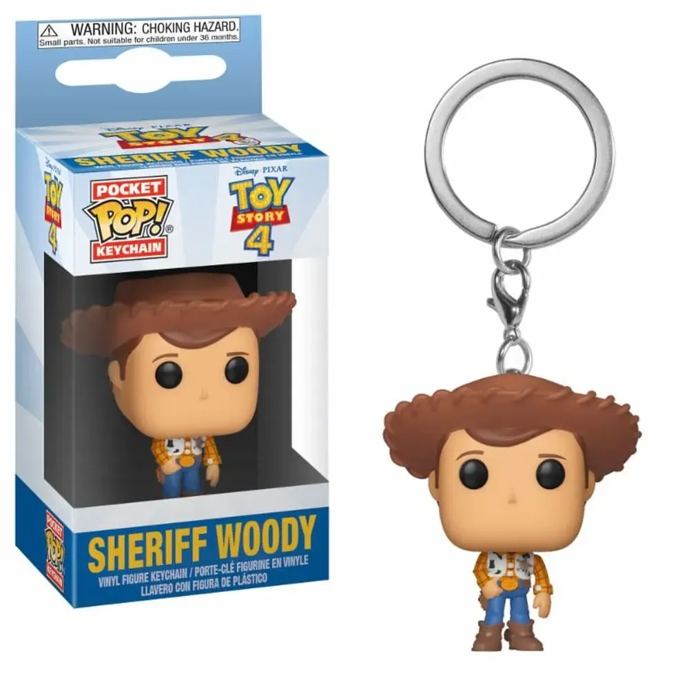 Toy Story 4 Pocket POP! Vinyl Schlüsselanhänger Woody 4 cm