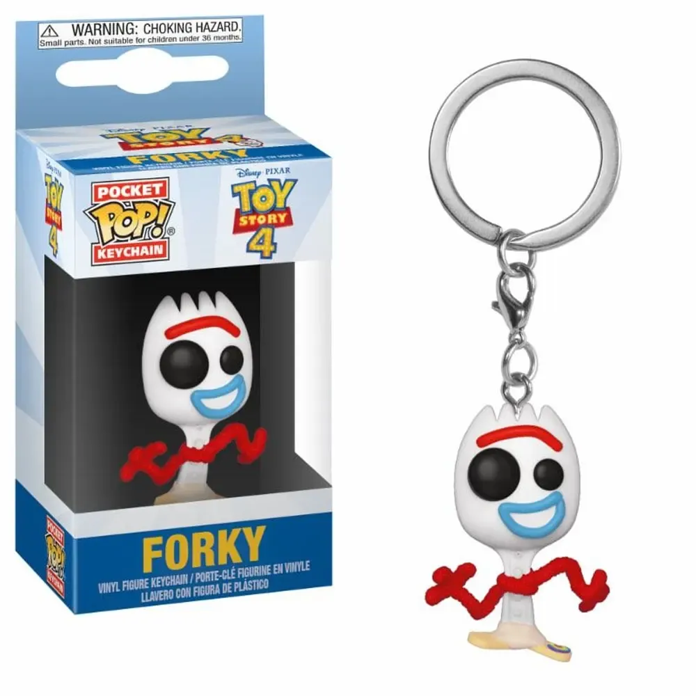 Toy Story 4 Pocket POP! Vinyl Schlüsselanhänger Forky 4 cm