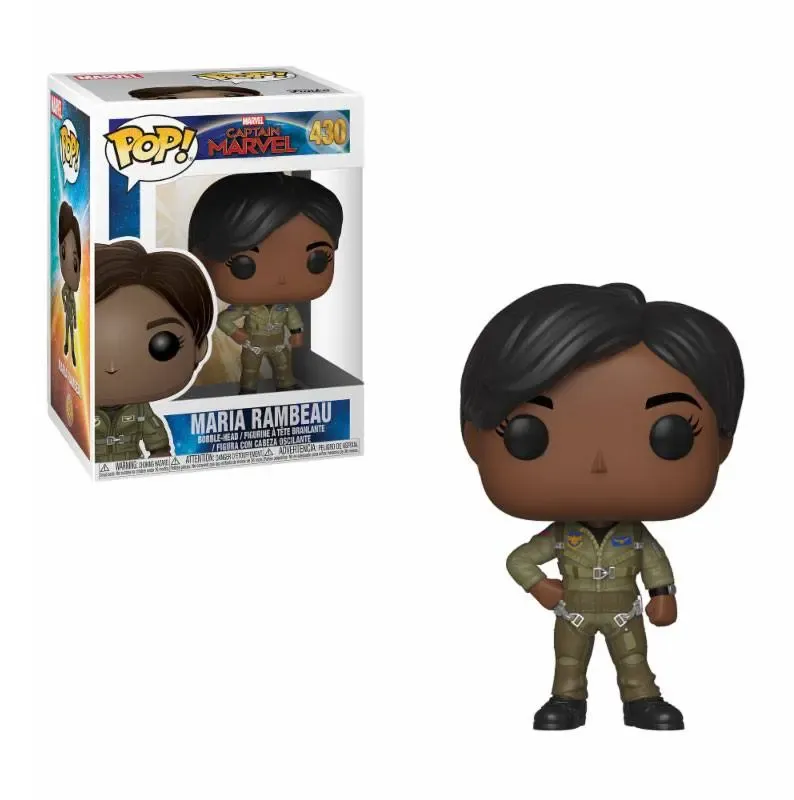 Captain Marvel Maria Rambeau POP! Figur 9 cm