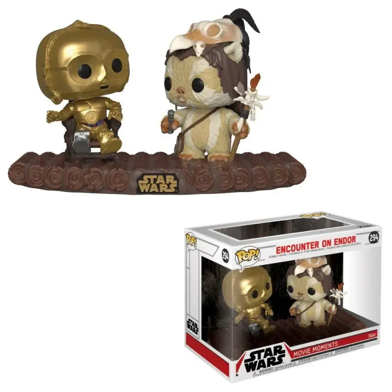 Star Wars POP! Movie Moments Vinyl Wackelkopf Figuren Doppelpack C-3PO on Throne 9 cm