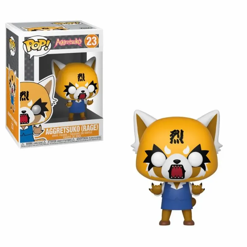 Aggretsuko POP! Sanrio Vinyl Figur Rage Retsuko 9 cm
