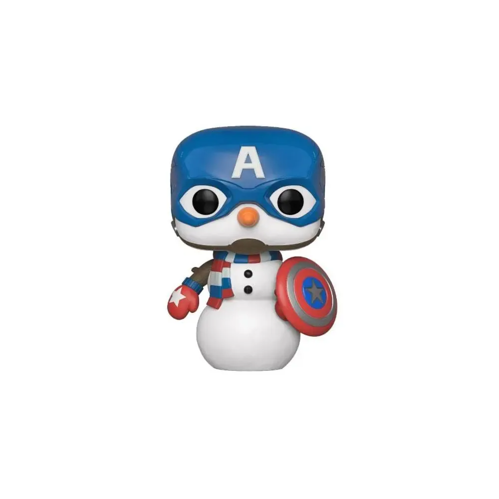 Marvel Holiday Captain America POP! Figur 9 cm