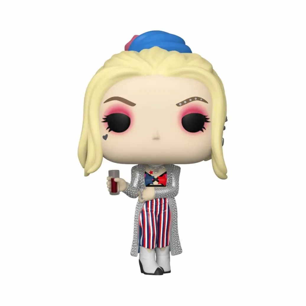 Birds of Prey POP! Heroes Vinyl Figur Harley Quinn (Black Mask Club) 9 cm