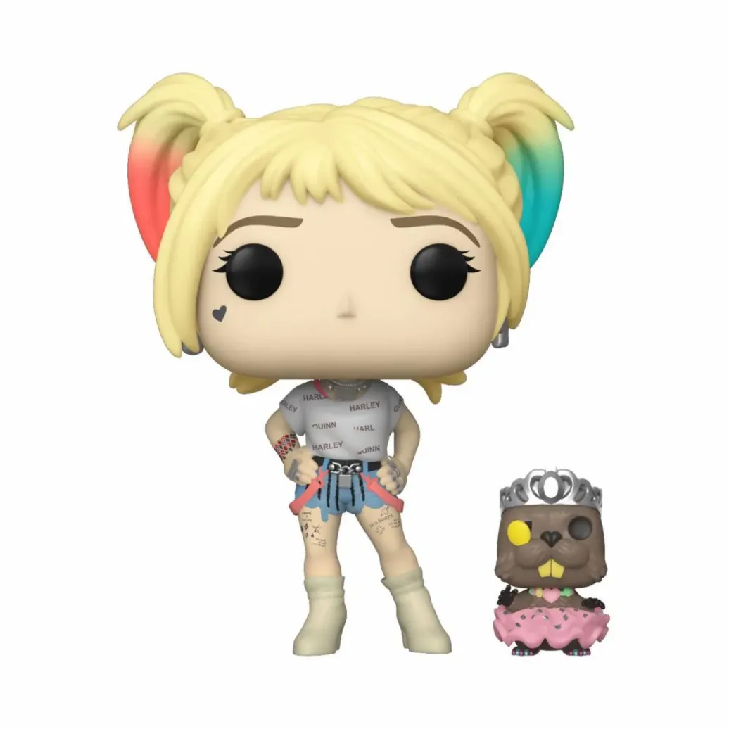 Birds of Prey Harley Quinn & Beaver POP! & Buddy Figur 9 cm