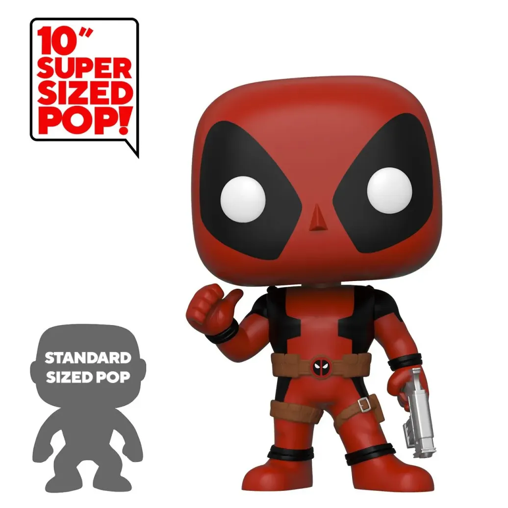 Deadpool Red Super Sized POP! Vinyl Figur 25 cm
