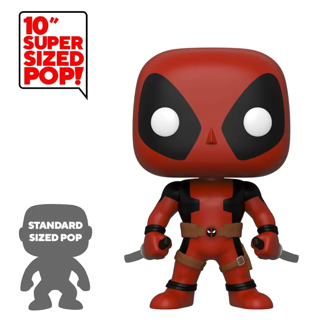 Deadpool Red Super Sized POP! Swords Figur 25 cm
