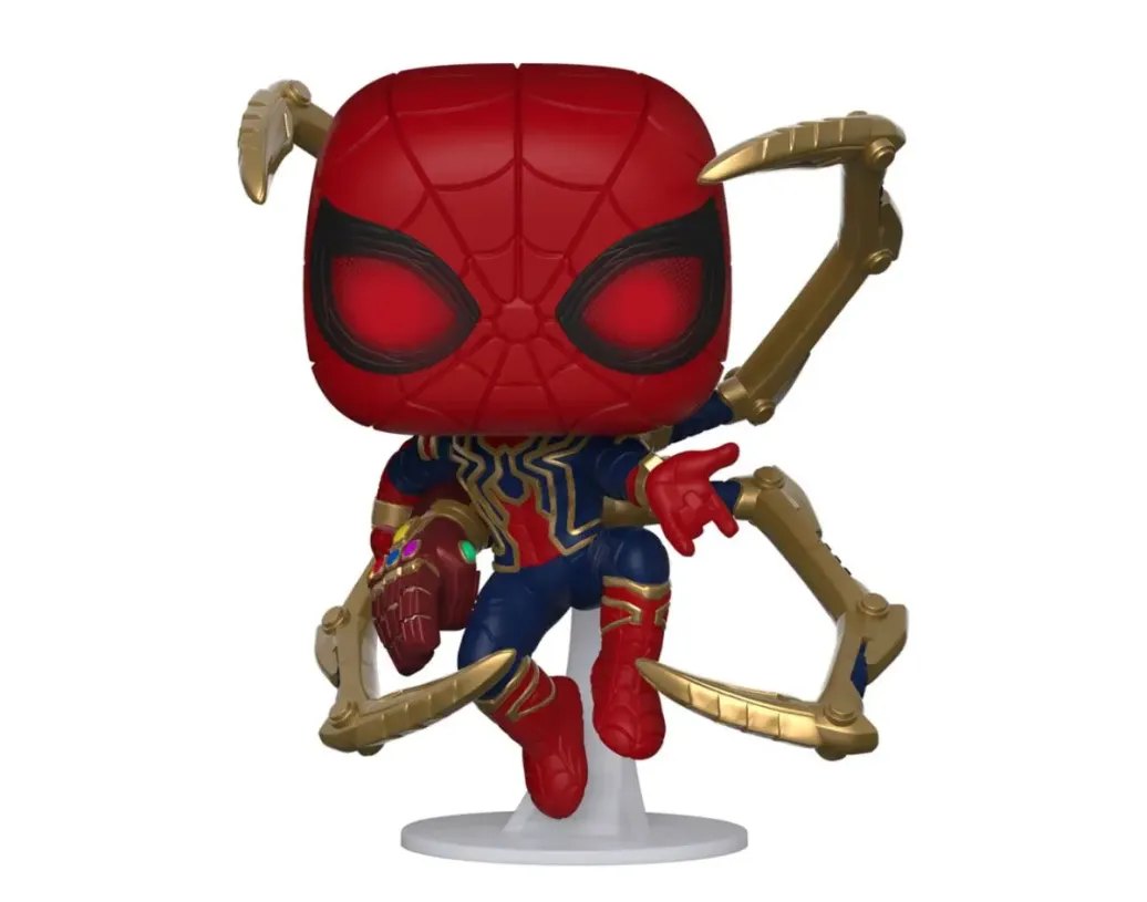 Avengers: Endgame POP! Movies Vinyl Figur Iron Spider w/Nano Gauntlet 9 cm