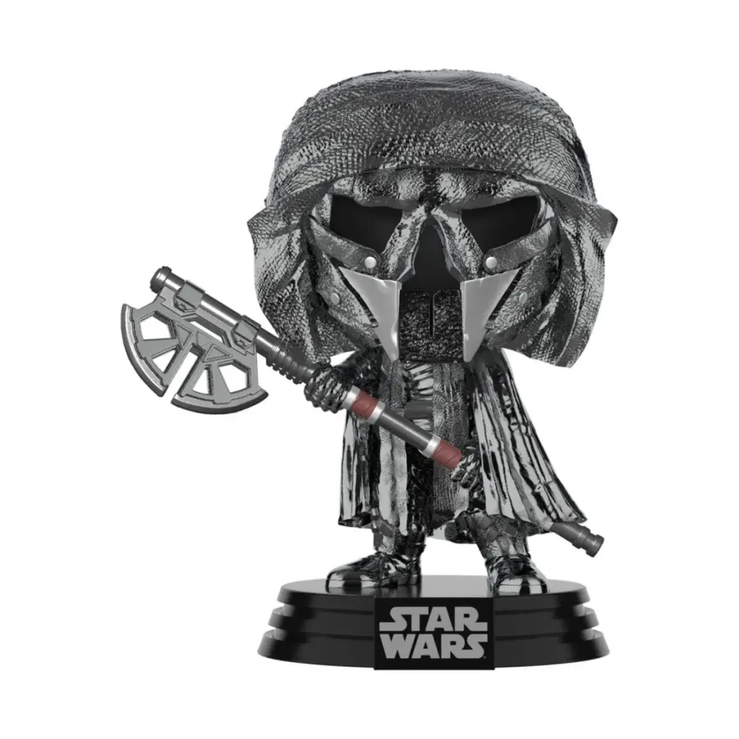 Star Wars Knight of Ren Axe POP! Figur Hematite Chrome 9 cm