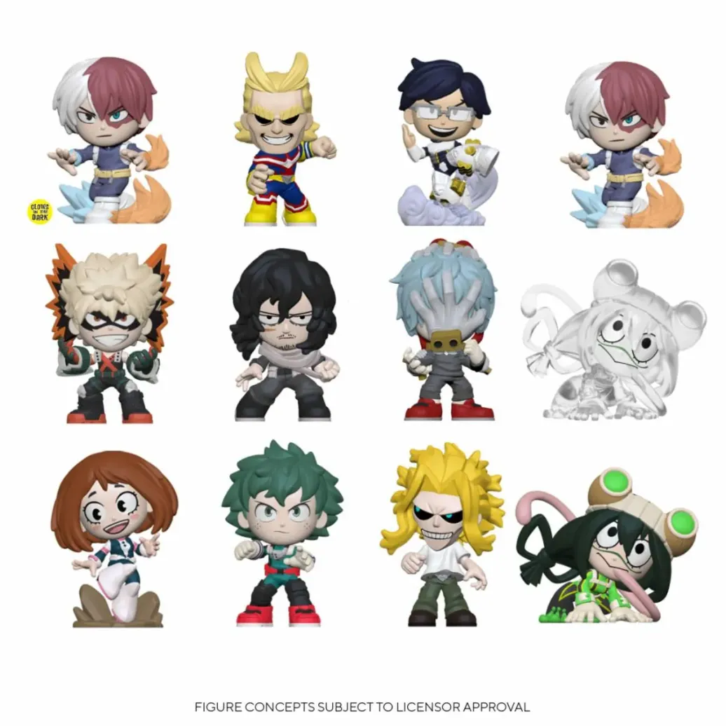 My Hero Academia Mystery Minis Vinyl Minifiguren 6 cm Display (12)