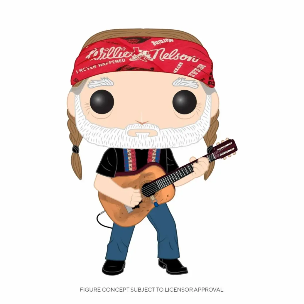 Willie Nelson POP! Rocks Vinyl Figur Willie Nelson 9 cm