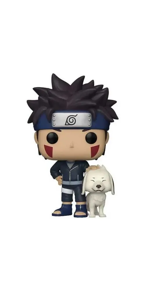 Naruto POP! Animation Vinyl Figur Kiba w/Akamaru 9 cm