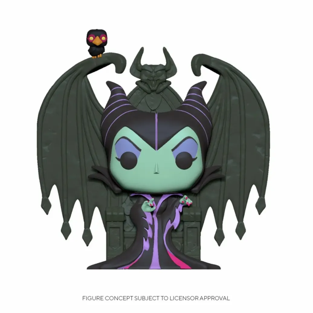 Disney POP! Deluxe Movies Vinyl Figur Maleficent on Throne 9 cm