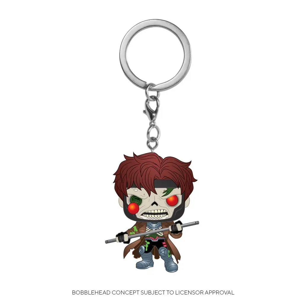 Marvel Pocket POP! Vinyl Schlüsselanhänger Zombie Gambit 4 cm