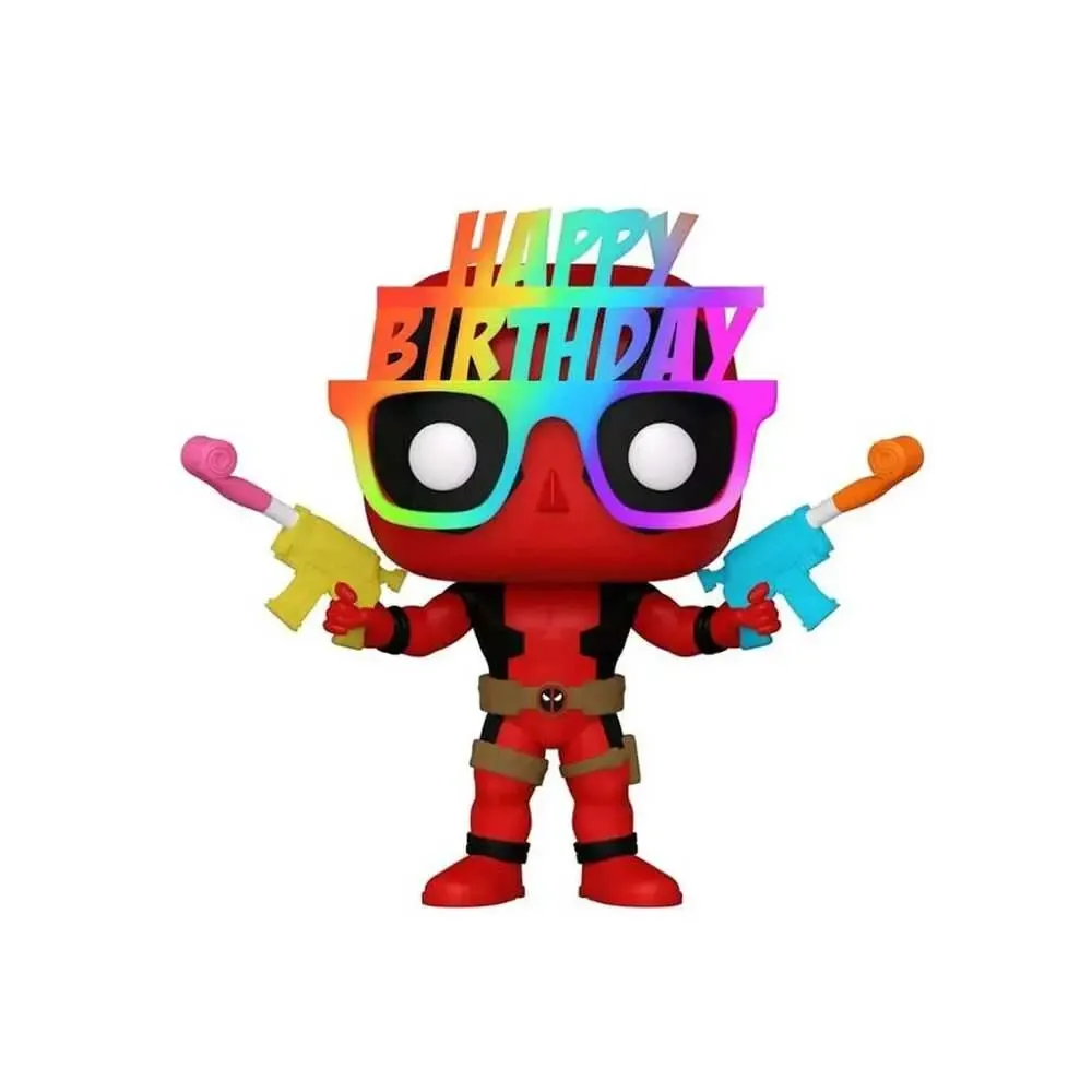 Deadpool POP! Marvel Vinyl Figur 30th Birthday Glasses Deadpool 9 cm