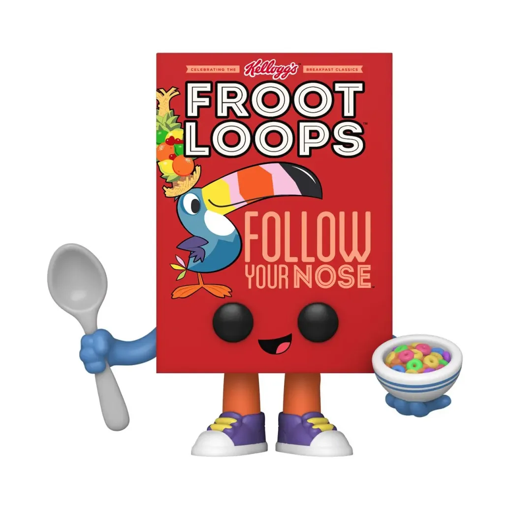 Kellogg's POP! Vinyl Figur Froot Loops Cereal Box 9 cm