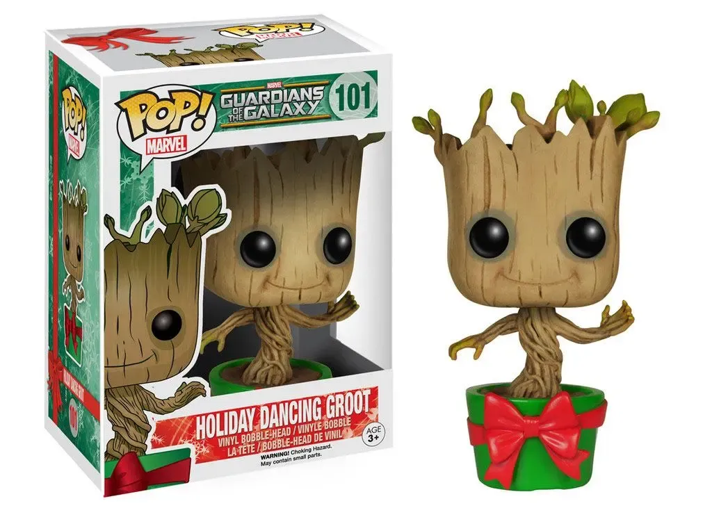 Guardians of the Galaxy Holiday Dancing Groot POP! Figur 10 cm
