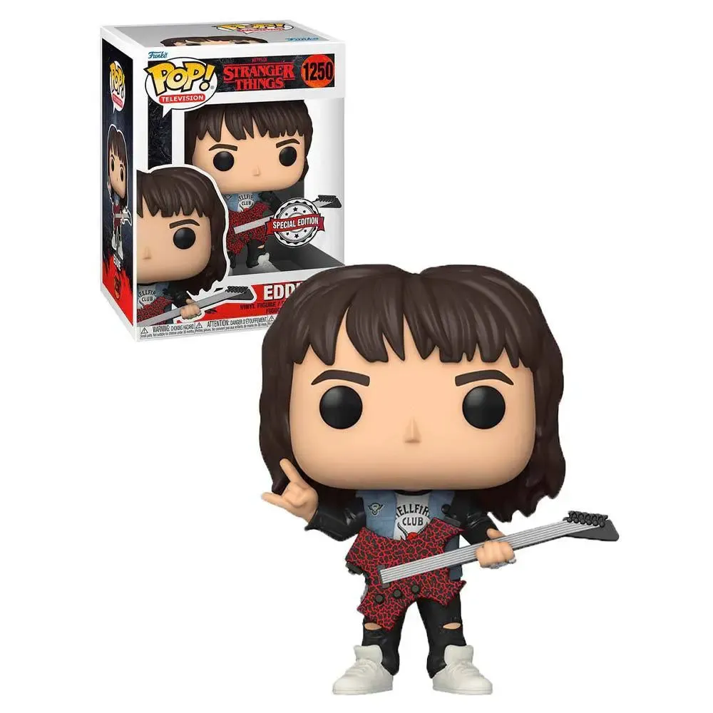 Stranger Things POP! Vinyl Figur: Eddie with Guitar (Special Edition)
